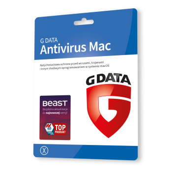 G Data AntiVirus Mac 1PC/2 LATA ESD