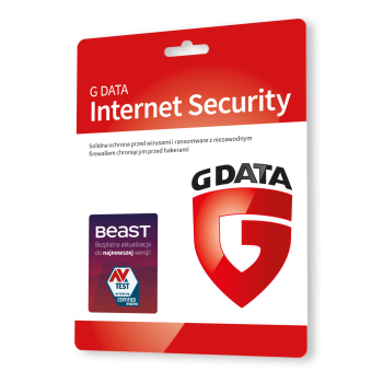 G Data Internet Security 1PC/2 LATA ESD