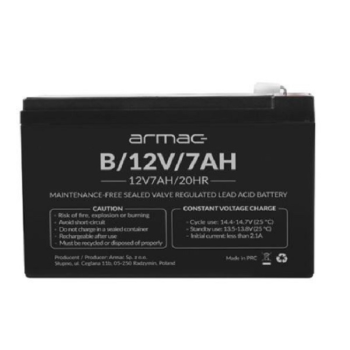 Bateria do zasilacza awaryjnego ARMAC B/12V/7AH