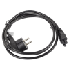Kabel zasilający LANBERG Schuko - IEC320 C5 1.8m. CA-C5CA-11CC-0018-BK-20414