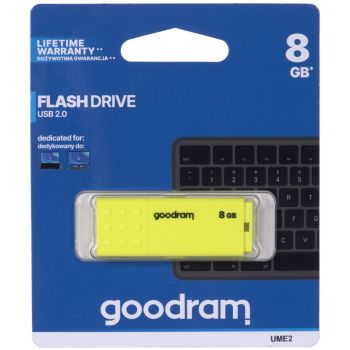 Pendrive (Pamięć USB) GOODRAM 8 GB USB 2.0 Żółty