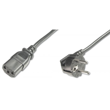 Kabel zasilający ASSMANN Schuko kątowy (CEE 7/7) - IEC 7/7 0.75m. AK-440109-008-S