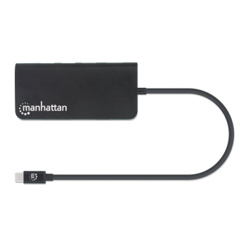 Adapter MANHATTAN 152372 USB-C - HDMI, 3x USB-A, RJ-45 oraz czytnik kart pamięci-26413