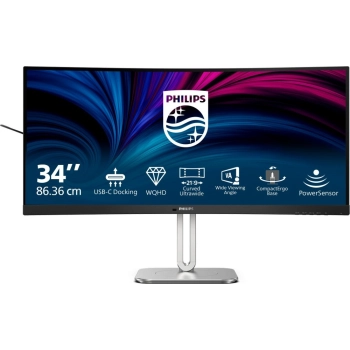 Monitor PHILIPS 34B2U5600C/00 (34" /VA /120Hz /3440 x 1440 /Czarno-srebrny)