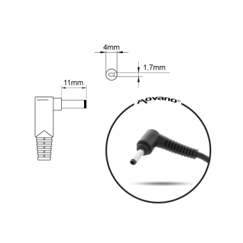 Zasilacz samochodowy Movano 20v 2.25a (4.0x1.7) 45W do Lenovo-331878