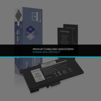 Bateria Mitsu do Dell Latitude E5280, E5480, E5580-333645