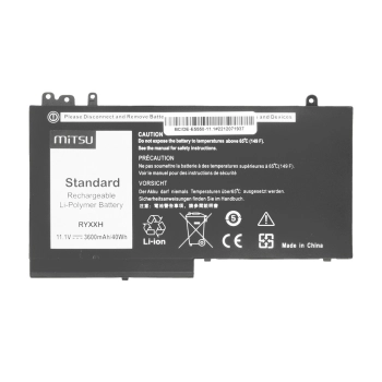 Bateria Mitsu do Dell Latitude E5450, E5550 - 11.1V-333661
