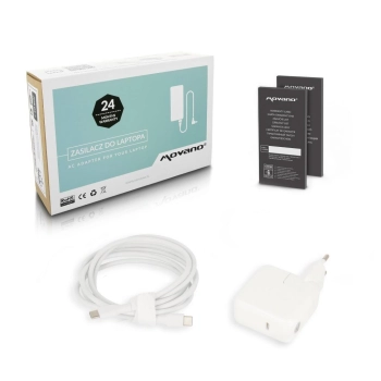 Zasilacz Movano 29W USB type C USB-C (white)-335018