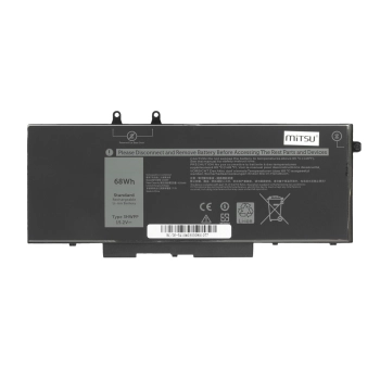 Bateria Mitsu do Dell Latitude 14 (5410), 15 (5510)-336389