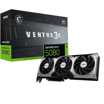 Karta graficzna MSI GeForce RTX 5080 VENTUS 3X OC 16GB GDDR7 (RTX 5080 16G VENTUS 3X OC)