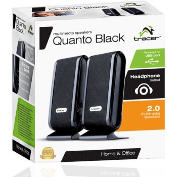 Głośniki TRACER Quanto Black USB TRAGLO43293-3402