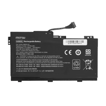 Bateria Mitsu do HP ZBook 17 G3-341806