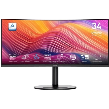 Monitor MSI Modern MD342CQP (34" /VA /120Hz /3440 x 1440 /Czarny)