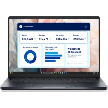 Notebook DELL Pro 14 Premium PA14250 (14"/Ultra 7 268V /32GB/SSD512GB/W11P/Szaro-czarny)