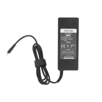 Zasilacz Mitsu 87W USB type C USB-C (black)-355089
