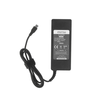 Zasilacz Mitsu 90W USB type C USB-C (black)-355124