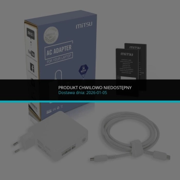 Zasilacz Mitsu 140W USB type C USB-C (white)-355140