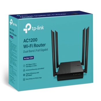 Router  Archer C64 AC1200 1WAN 4LAN-36126
