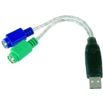 Adapter DIGITUS USB 1.1 - PS/2 DA-70118 USB 1.1 - 2 x PS/2