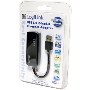 Adapter LOGILINK USB - RJ-45 UA0184 USB - RJ-45-3946